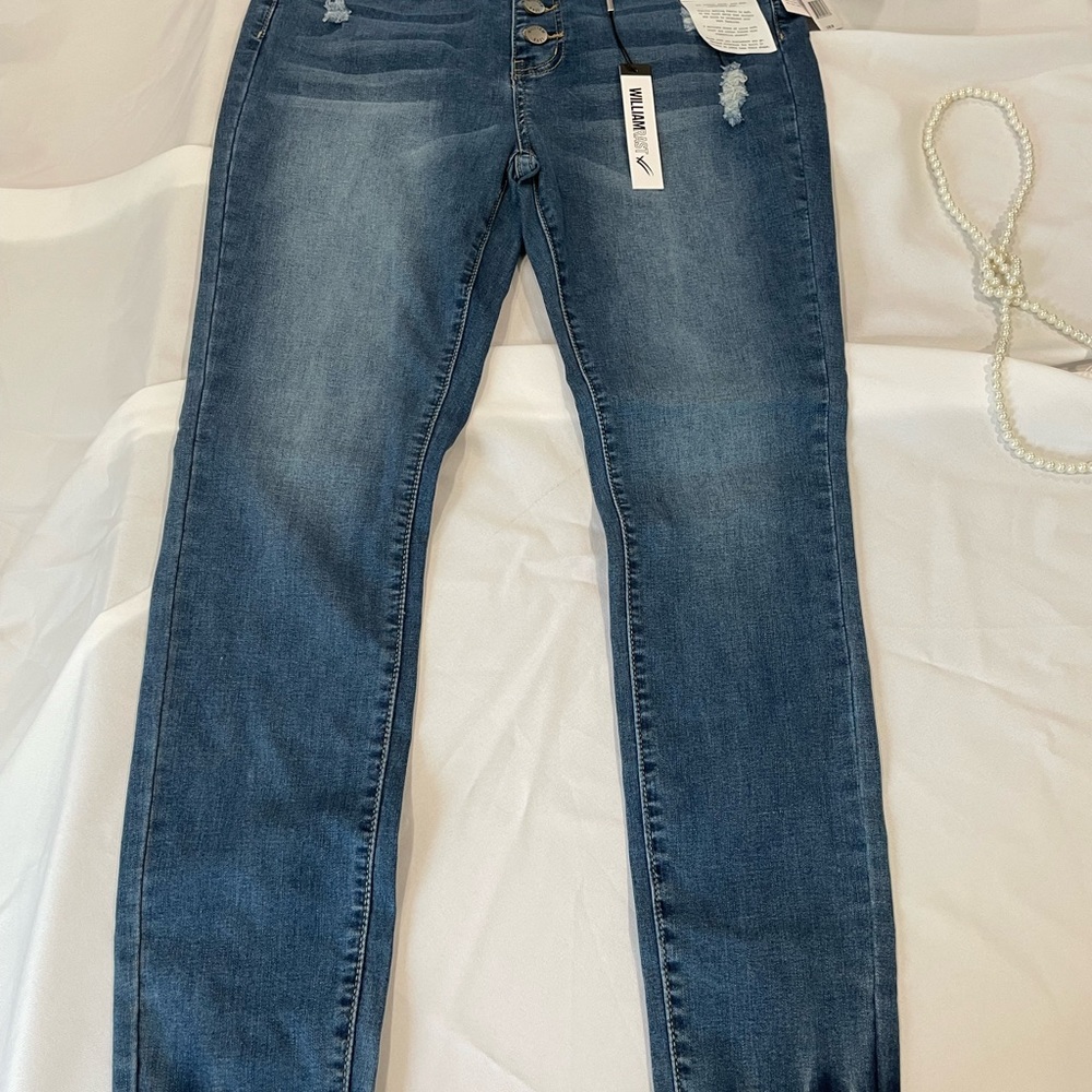 WILLIAMRAST HIGH RISE SKINNY JEAN size 8